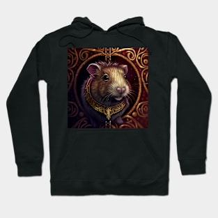 Dark Fantasy Guinea Pig Emblem Hoodie